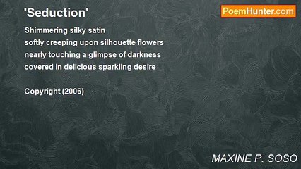 MAXINE P. SOSO - 'Seduction'