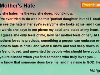 Nahjee' Wes - A Mother's Hate
