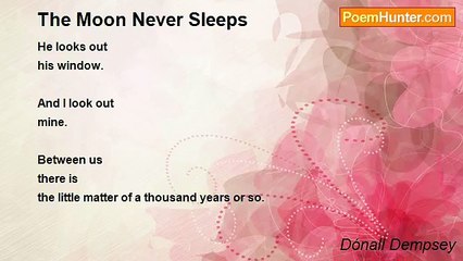 Dónall Dempsey - The Moon Never Sleeps