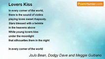 JoJo Bean, Dodgy Dave and Meggie Gultiano - Lovers Kiss