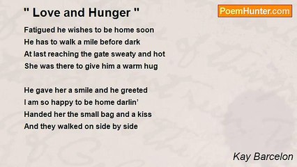 Kay Barcelon - '' Love and Hunger ''