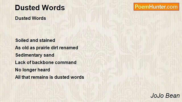 JoJo Bean - Dusted Words