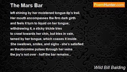 Wild Bill Balding - The Mars Bar