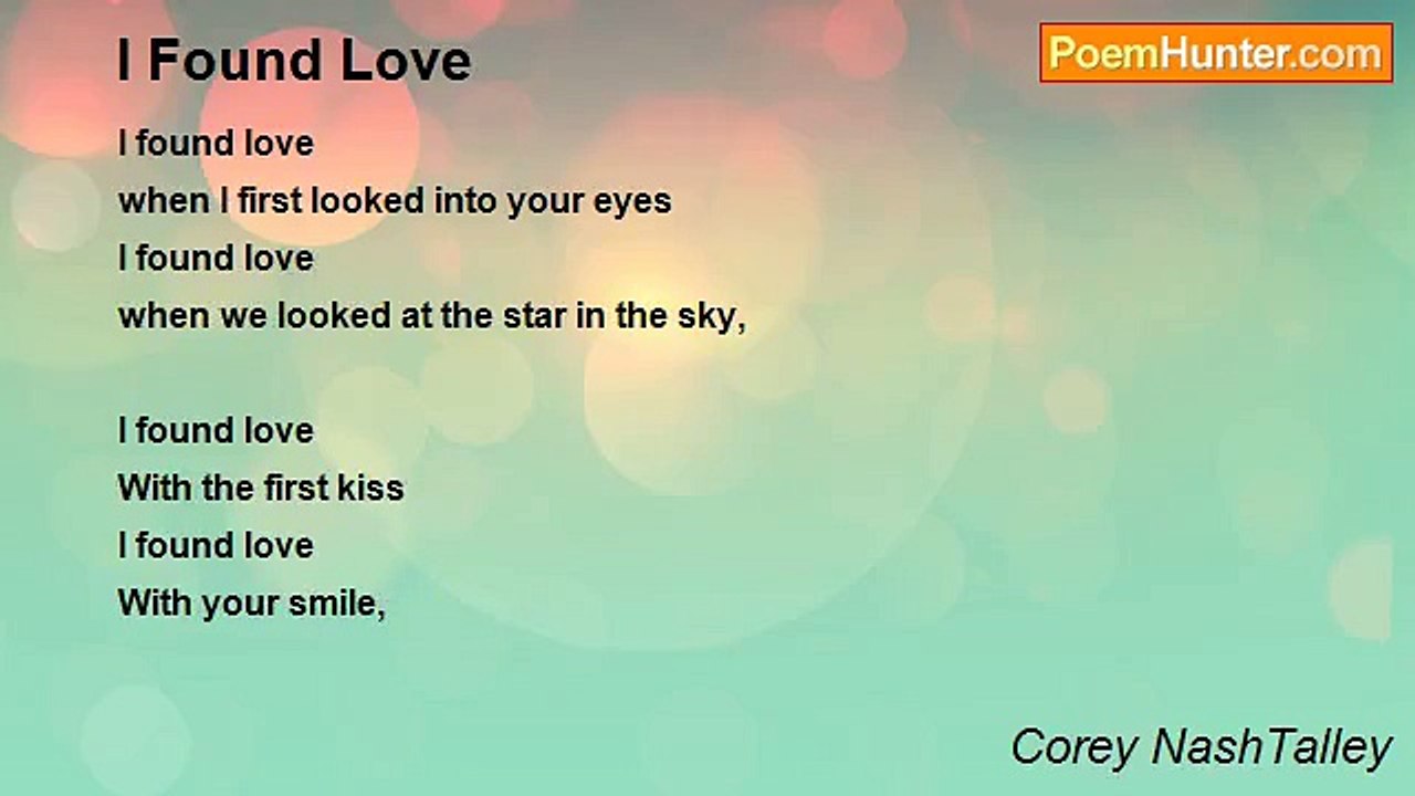 Corey NashTalley - I Found Love
