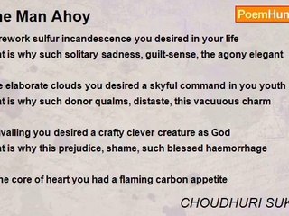 CHOUDHURI SUKUMAR - The Man Ahoy