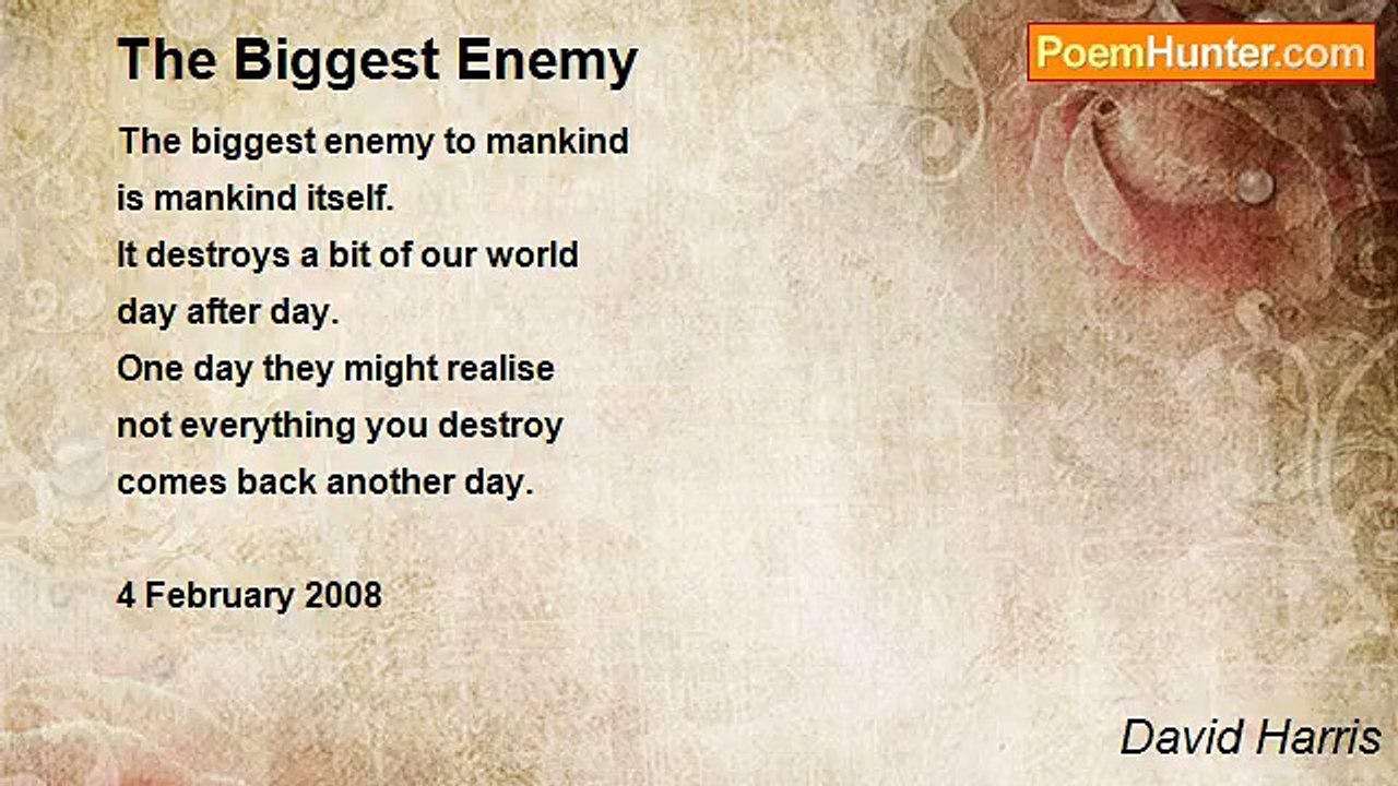 David Harris - The Biggest Enemy