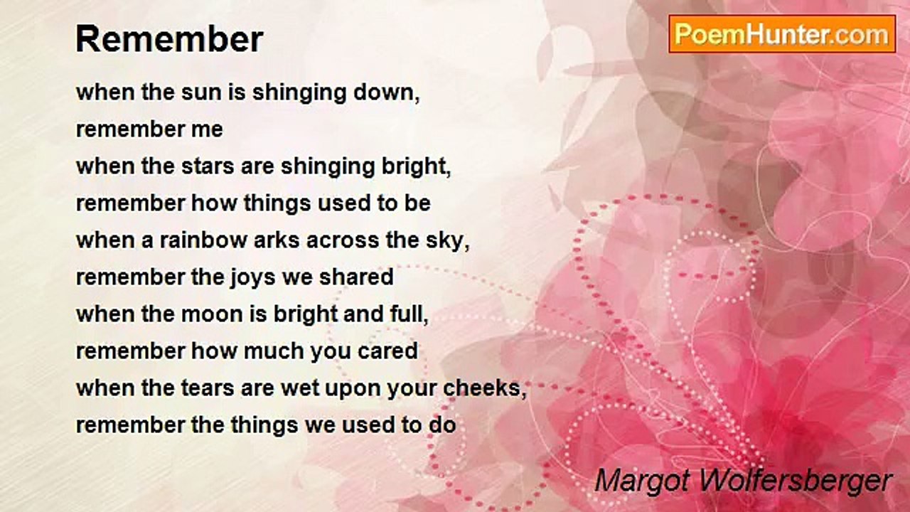 Margot Wolfersberger - Remember