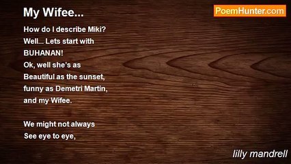 lilly mandrell - My Wifee...