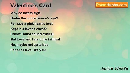 Janice Windle - Valentine's Card
