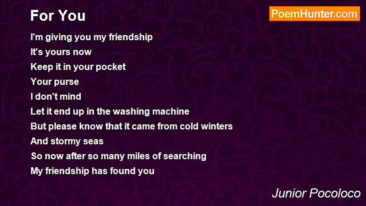 Junior Pocoloco - For You