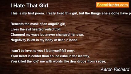 Aaron Richard - I Hate That Girl