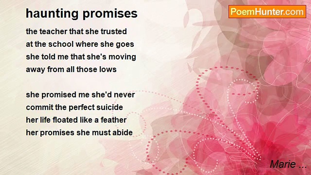 Marie ... - haunting promises