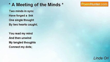 Linda Ori - * A Meeting of the Minds *