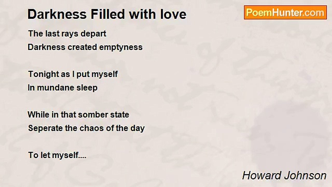 Howard Johnson - Darkness Filled with love