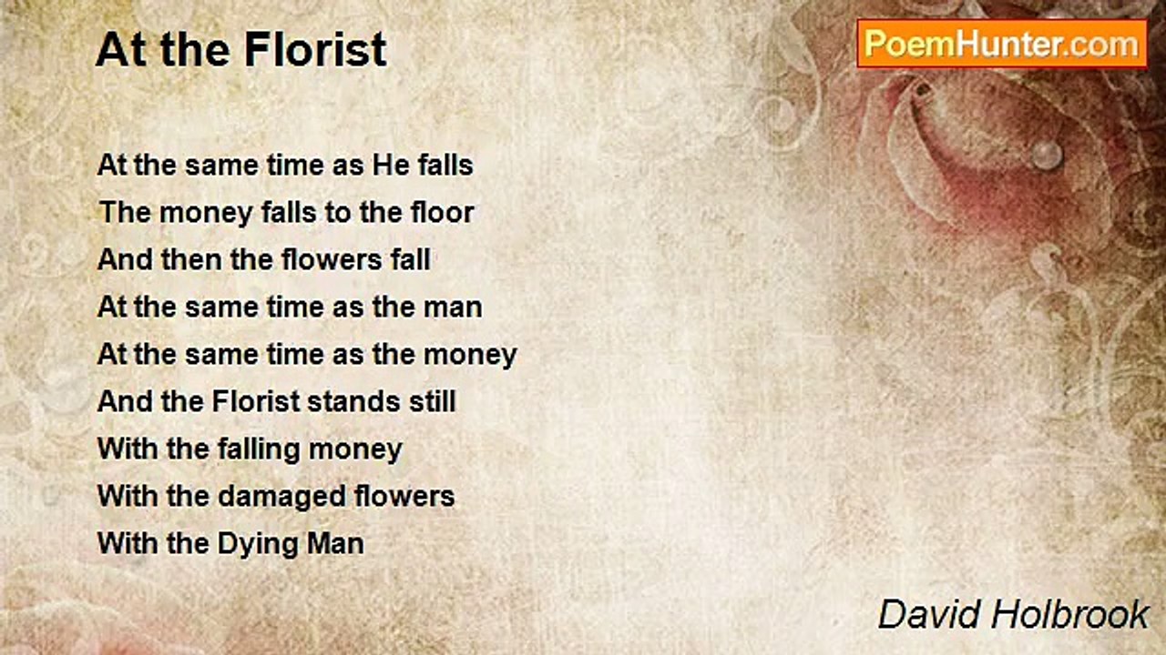 David Holbrook - At the Florist