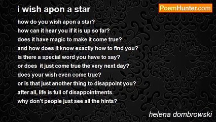 helena dombrowski - i wish apon a star
