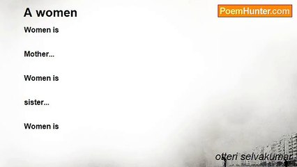 otteri selvakumar - A women