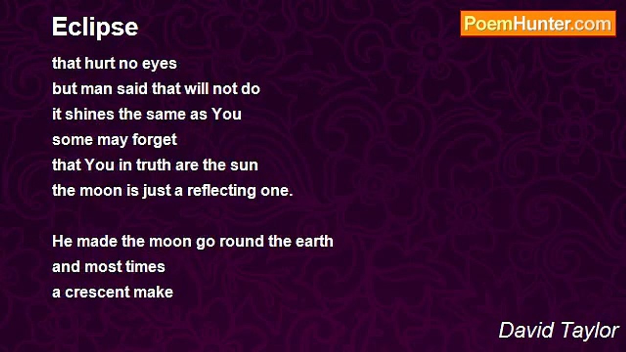 David Taylor - Eclipse
