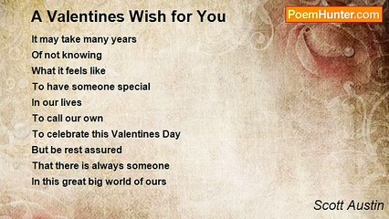 Scott Austin - A Valentines Wish for You
