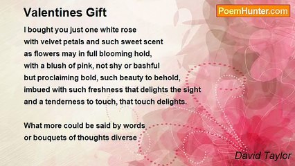 David Taylor - Valentines Gift