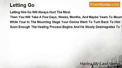 Harley My Last Name - Letting Go