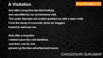 CHOUDHURI SUKUMAR - A Visitation
