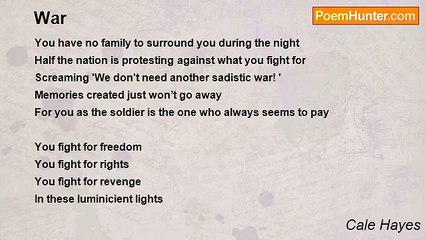 Cale Hayes - War
