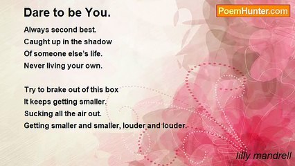 lilly mandrell - Dare to be You.