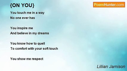 Lillian Jamison - {ON YOU}
