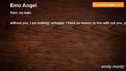 emily montz - Emo Angel