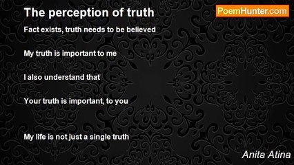Anita Atina - The perception of truth