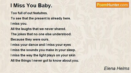 Elena Helms - I Miss You Baby.