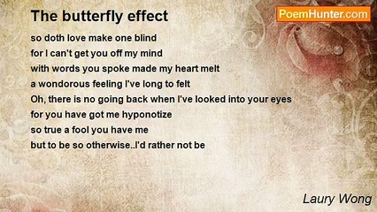 Laury Wong - The butterfly effect