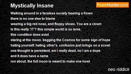 neo riddick - Mystically Insane