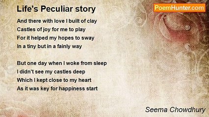 Seema Chowdhury - Life's Peculiar story