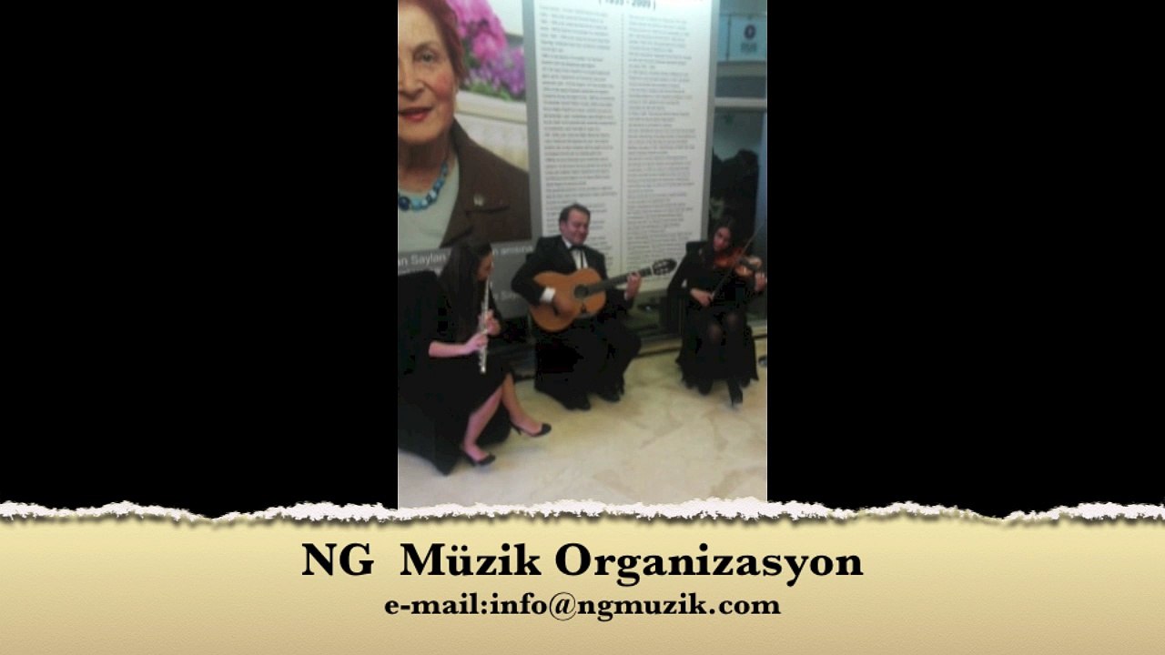 Yan flüt,keman,gitar kokteyl-karşılama müzik grubu-NG Müzik