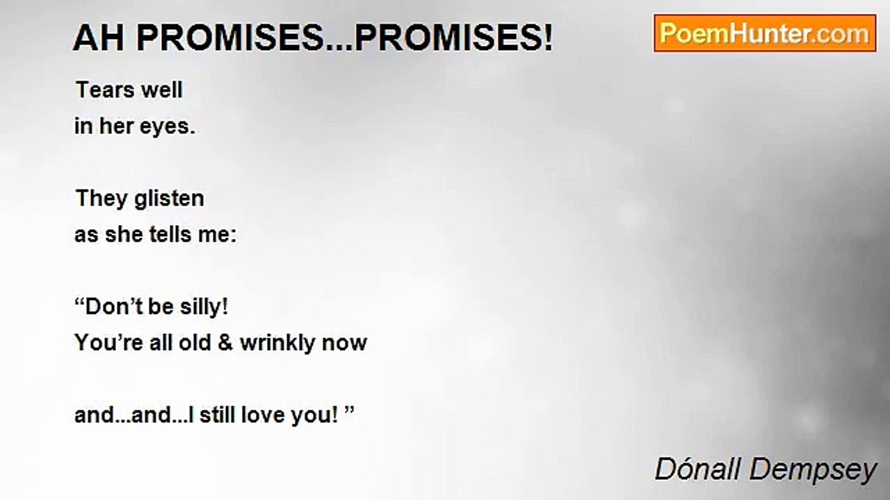 Dónall Dempsey - AH PROMISES...PROMISES!