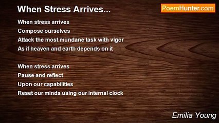 Emilia Young - When Stress Arrives...