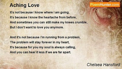 Chelsea Hansford - Aching Love