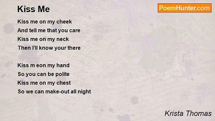 Krista Thomas - Kiss Me