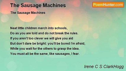 Irene C S ClarkHogg - The Sausage Machines