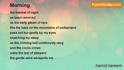 hamid kareem - Morning