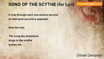 Dónall Dempsey - SONG OF THE SCYTHE (for Lyn)
