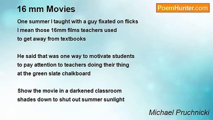 Michael Pruchnicki - 16 mm Movies