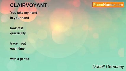 Dónall Dempsey - CLAIRVOYANT.