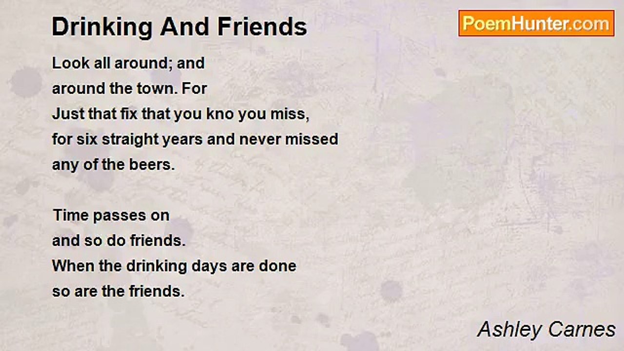 Ashley Carnes - Drinking And Friends