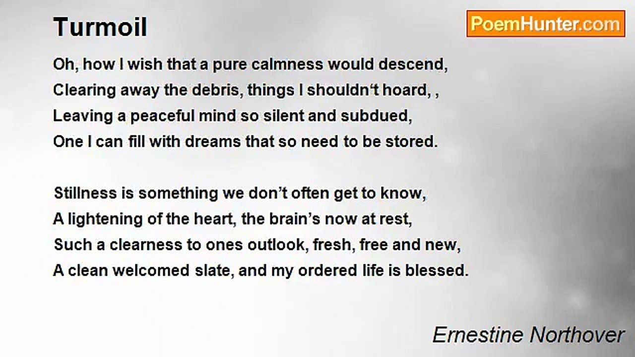 Ernestine Northover - Turmoil