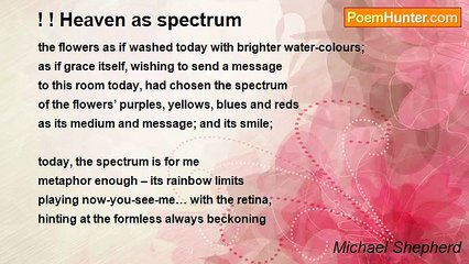 Michael Shepherd - ! ! Heaven as spectrum