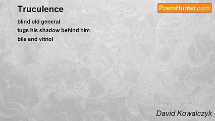 David Kowalczyk - Truculence