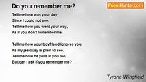 Tyrone Wingfield - Do you remember me?